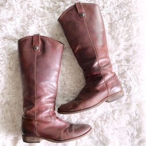 Frye Melissa Button Pull on Riding boots